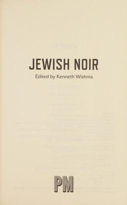 Cover of Jewish Noir