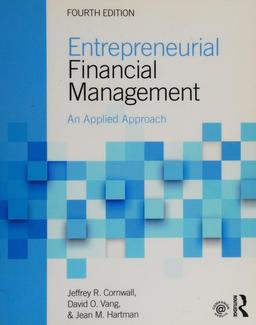 Entrepreneurial financial management