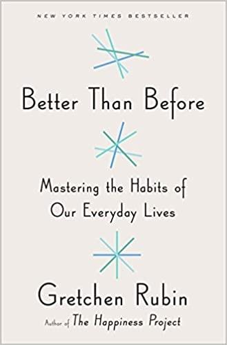 Cover of Better Than Before: Mastering the Habits of Our Everyday Lives