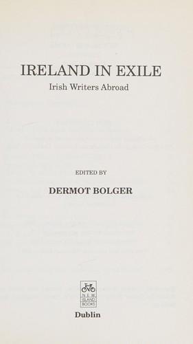 Cover of Ireland in exile