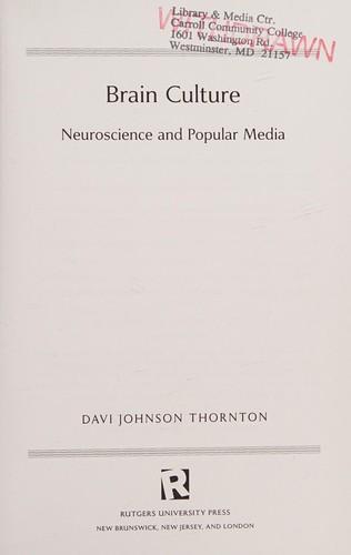 Cover of Brain culture