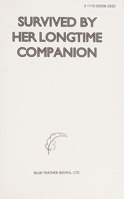 Cover of Survived by her longtime companion