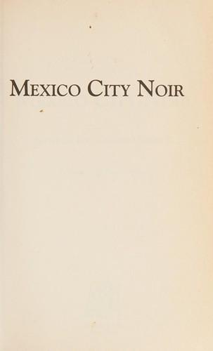 Cover of Mexico City Noir