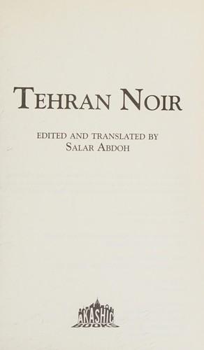 Cover of Tehran noir