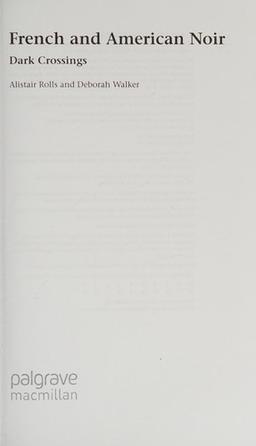 Cover of French and American noir