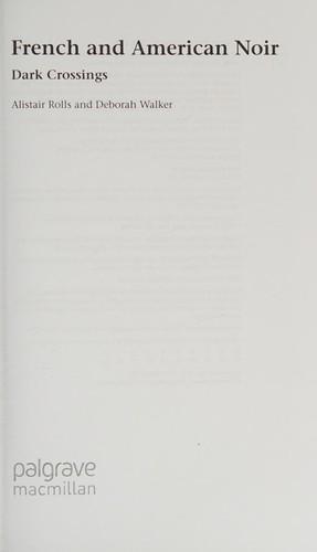 Cover of French and American noir