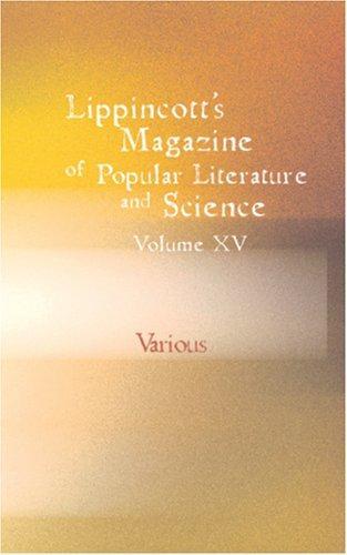 Cover of Lippincott\'s Magazine of Popular Literature and Science