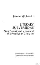 Cover of Literary subversions