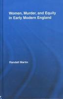 Cover of Women, Murder, and Equity in Early Modern England