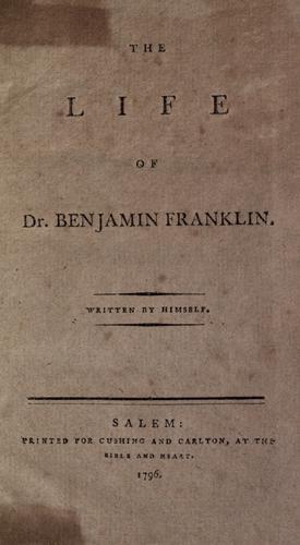 Cover of The Autobiography of Benjamin Franklin