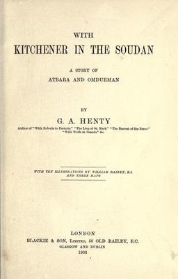 Cover of With Kitchner in the Soudan
