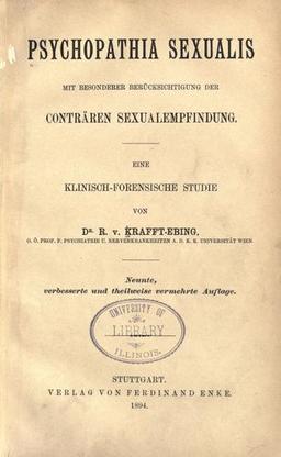 Cover of Psychopathia sexualis