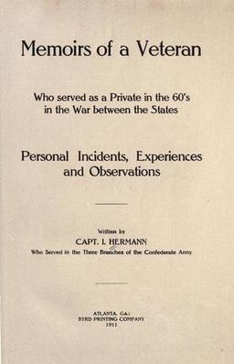 Cover of Memoirs of a Veteran