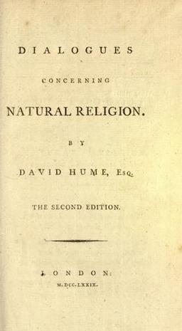 Cover of Dialogues Concerning Natural Religion