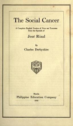 Cover of Noli Me Tangere