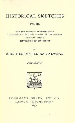 Cover of Historical Sketches