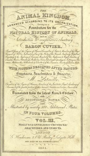 Cover of The animal kingdom