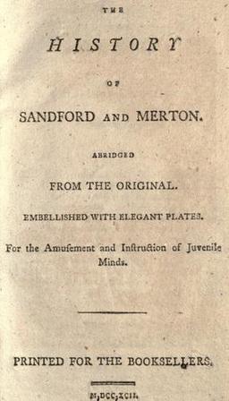 Cover of The history of Sandford and Merton