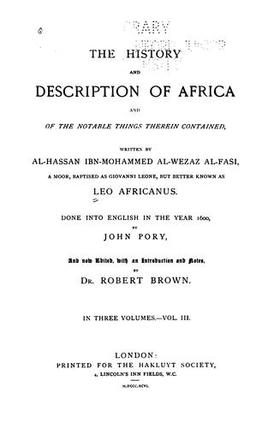 Cosmographia et geographia de Affrica