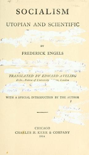 Cover of Die Entwicklung des Sozialismus von der Utopie zur Wissenschaft