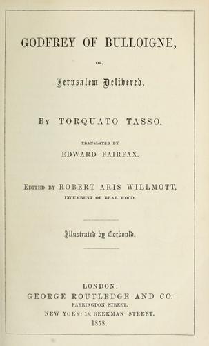 Cover of Godfrey of Bulloigne