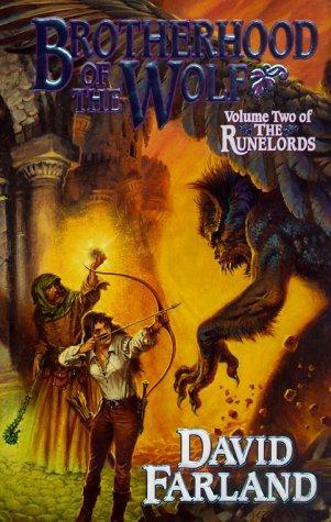Cover of Brotherhood of the Wolf (The Runelords, Book Two)