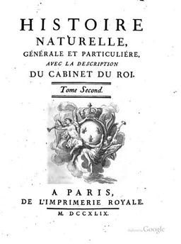 Cover of Histoire naturelle