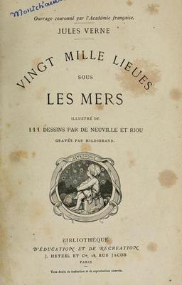 Cover of Vingt mille lieues sous les mers