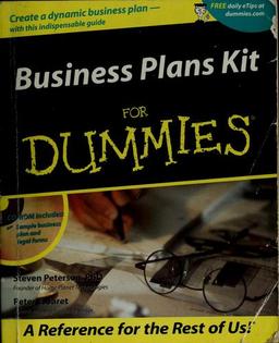 Cover of Business plans kit for dummies