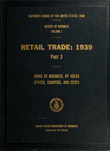 Cover of Sixteenth census of the United States