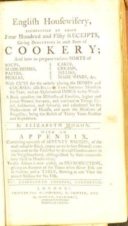 Cover of English housewifery exemplified