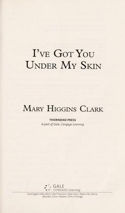 I've got you under my skin