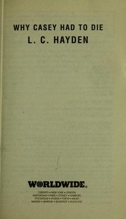 Cover of Why Casey had to die