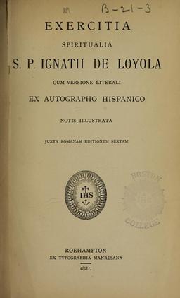 Exercitia spiritualia