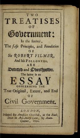 Two Treatises on Government