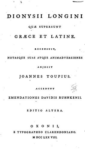 Cover of On the sublime