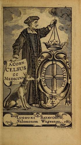 Cover of De medicina