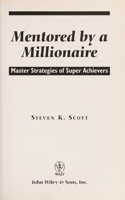 Cover of Mentored by a millionaire