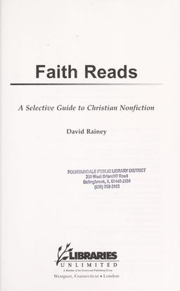 Faith reads