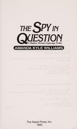 Cover of The spy in question