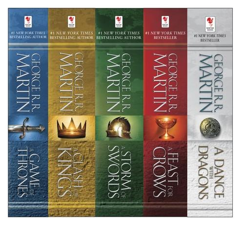 Cover of A Song of Ice and Fire (A Game of Thrones / A Clash of Kings / A Storm of Swords / A Feast for Crows / A Dance with Dragons)