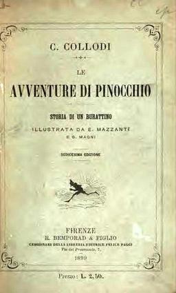 Cover of Le avventure di Pinocchio
