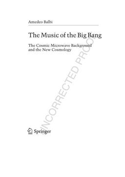 Cover of The music of the big bang