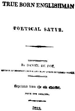 Cover of The True-Born Englishman