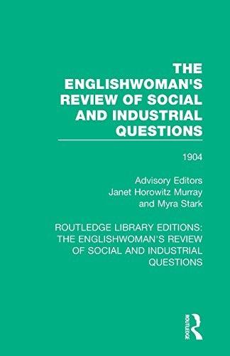 Cover of The Englishwoman's Review of Social and Industrial Questions