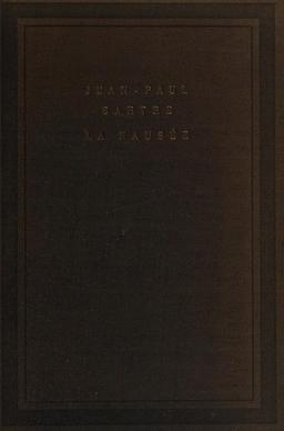 Cover of La nausée