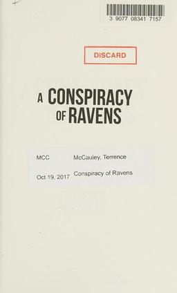 Cover of A conspiracy of ravens