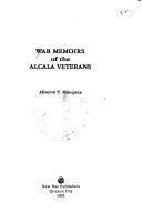 Cover of War memoirs of the Alcala veterans