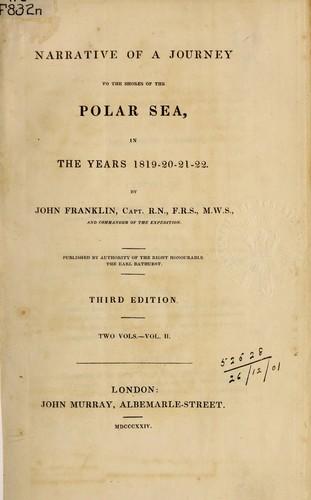 Journey to the shores of the Polar sea, in 1819-20-21-22