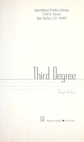 Cover of Third Degree